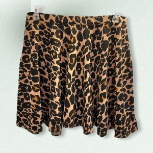 NWT A-line Leopard Print Skirt US Size 1x-2x